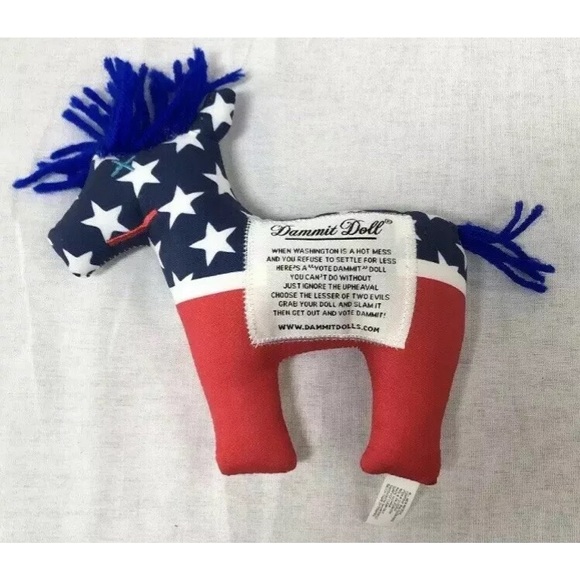 Political VOTE Dammit Doll - Donkey - Picture 1 of 3